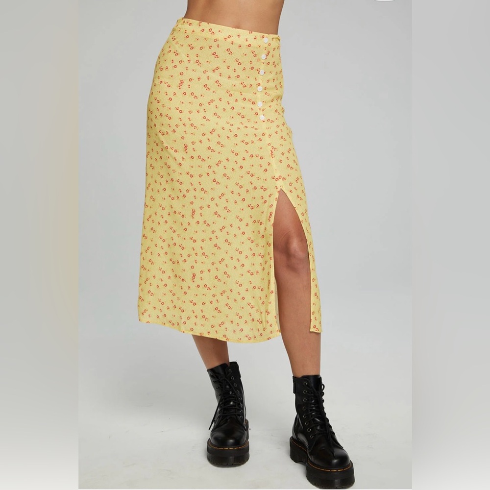 Chaser Ditsy Floral Midi Skirt